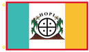 Hopi Official Red Border 3'X5' Double Sided Flag ROUGH TEX® 100D