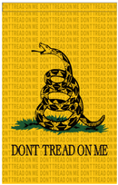 Gadsden 12"x18" 100D ROUGH TEX® Double Sided Garden Flag