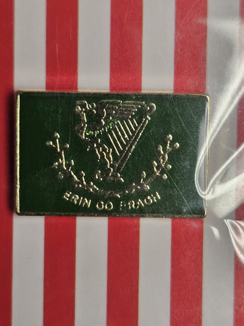 Erin Go Bragh Rectangle Lapel Pin Irish