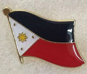 Philippines Wavy  Lapel Pin