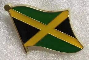 Jamaica Wavy Lapel Pin