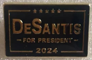 DeSantis For President 2024 Blue Lapel Pin