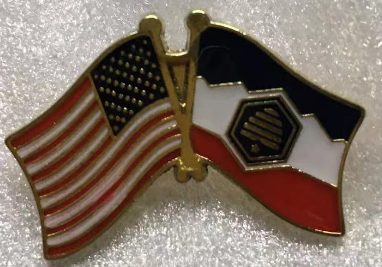 USA & Utah 2022 Friendship Lapel Pin