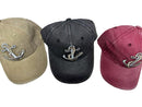 Anchor Washed Embroidered Cap