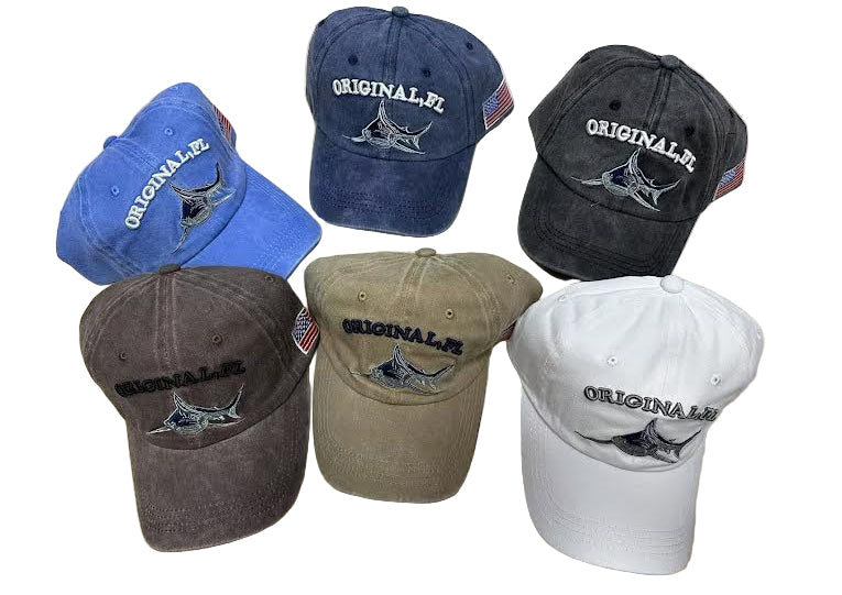 Original Florida Shark USA Embroidered Cap