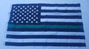 USA Green Line 3'x5' Embroidered Flag ROUGH TEX® 210D Oxford Nylon