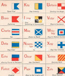 International Maritime Signal Flags Size 7 3'x3' Rough Tex Nylon Brass Grommets Outdoor Use