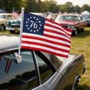 Betsy Ross Spirit of '76 Car Flag | 1776–1976–2026 | 12x18 Double Knit | Heavy Duty | Bicentennial & 250th Anniversary