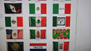 Mexicanas Varias Banderas 3x5 Assorted Mix Dozen Mexican Flags 3x5 Feet 12 Pack