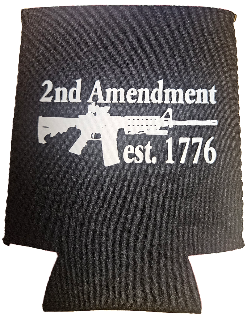 2nd Amendment est. 1776 Jacket Can Holder Drink Koozie