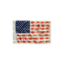 USA American Beach Life 12"x18" Boat/RV Flag with Grommets
