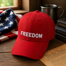 Freedom Charlie Kirk Tribute Custom Embroidered Hat