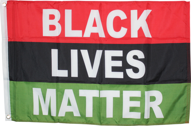 Black Lives Matter Pan African 2'x3' Flag ROUGH TEX® Double Sided