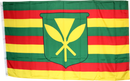 Kanaka Maoli 3'X5' Embroidered Flag ROUGH TEX® 300D Nylon