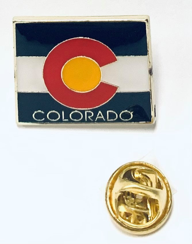 Colorado State Map Lapel Pin
