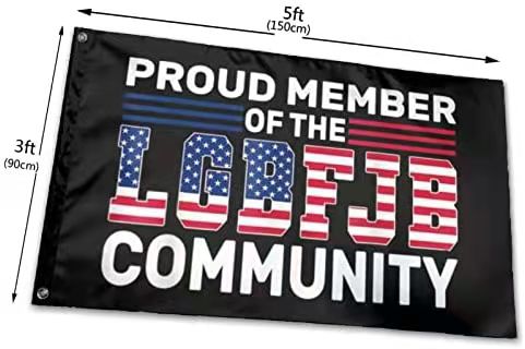 Proud Member of the LGBFJB Community 3'x5' Flag ROUGH TEX® 68D Nylon