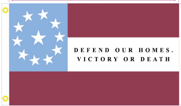 Defend Our Homes Victory Or Death 3'X5' Flag ROUGH TEX® 100D