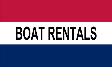 Boat Rentals 3'x5' Flag ROUGH TEX® 68D Nylon