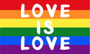 Rainbow Love is Love 3'x5' Flag ROUGH TEX® 68D Nylon Pride