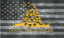 Blackout American Gadsden 3'x5' Flag ROUGH TEX® 68D Nylon Don't Tread on Me