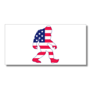 Sasquatch Patriotic Bumper Sticker | Made in USA | Premium UV-Protected Vinyl