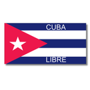 Cuba Libre Bumper Sticker | Made in USA | Premium UV-Protected Vinyl