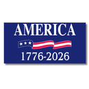 America 1776–2026 Commemorative Bumper Sticker | Made in USA | Premium UV-Protected Vinyl