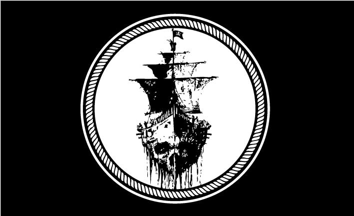 Pirate Ghost Ship 3'x5' Flag ROUGH TEX® 68D Nylon