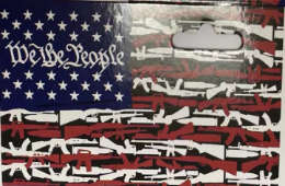We The People USA Guns 3'x5' Flag ROUGH TEX® 68D Nylon American 2nd Amendment