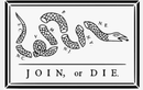 Join or Die 2'x3' Embroidered Flag Rough Tex® Cotton