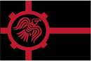 Viking Black Red Raven 12"x18" Flag ROUGH TEX® 100D With Grommets