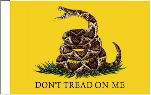 Gadsden Live Rattle 4'x6' Flag Rough Tex® 100D
