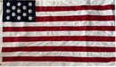 Bauman USA 3'x5' Embroidered Flag ROUGH TEX® Cotton 1776 Colonial American USA