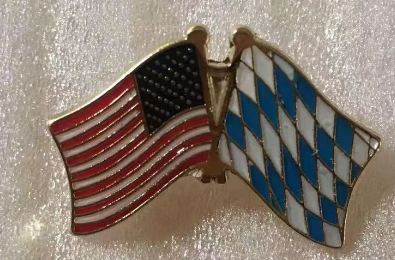 USA & Bavaria Lapel Pin