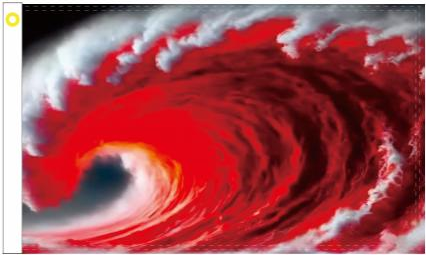Red Wave 3'x5' Flag ROUGH TEX® 100D