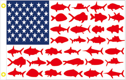 USA Beach Life 12"x18" Flag ROUGH TEX® 100D With Grommets