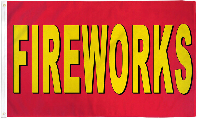 Fireworks 3'x5' Flag ROUGH TEX® 68D