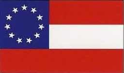 1st National Stars & Bars 11 Stars 3'x5' Embroidered Flag ROUGH TEX® Cotton