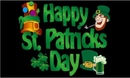 Happy Saint Patrick's Day 3'X5' Flag ROUGH TEX® 100D