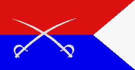 Custer Guidon 3'X5' Embroidered Flag ROUGH TEX® 600D Nylon with Color Box