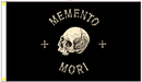 Memento Mori 3'X5' Flag ROUGH TEX® 100D Ancient Roman Pirate Empire Latin remember you must die banner