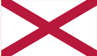Alabama 3'X5' Flag Rough Tex® 150D Nylon