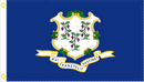 Connecticut 3'X5' Flag Rough Tex® 150D Nylon
