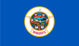 Minnesota Official State Flags 3'X5' Flag Rough Tex® 150D Nylon