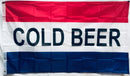 Cold Beer 3'X5' Flag Rough Tex® 100D