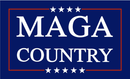 MAGA Country Blue 3'x5' Flag ROUGH TEX® 68D Nylon Make America Great Again