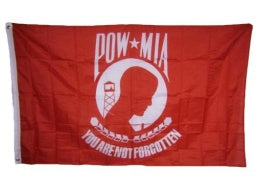 POW MIA Red 3'x5' Flag ROUGH TEX® 68D Nylon
