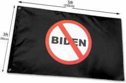 Anti Biden 3'x5' Flag ROUGH TEX® 68D Nylon Trump
