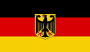 Germany w Eagle 3'x5' Embroidered Flag ROUGH TEX® Cotton