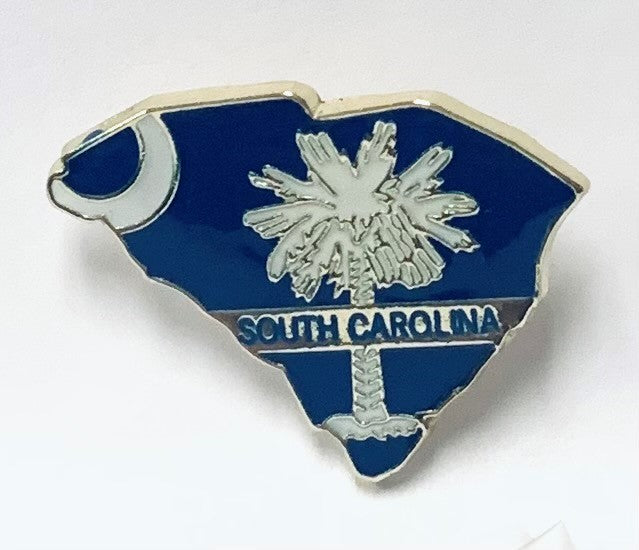 South Carolina State Royal Blue Lapel Pin